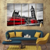 London artistic prints on canvas, ‎England office wall decor