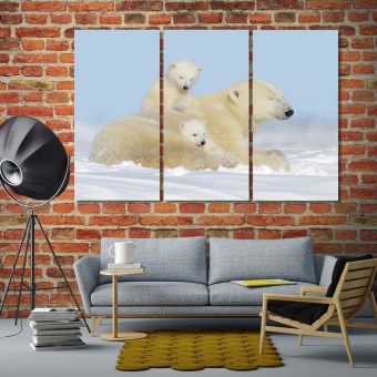 Polar bear wall art