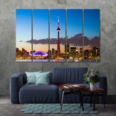 Toronto cityscape during sunset, ‎Canada canvas prints art