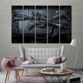 Weapons large home decor