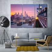 Philadelphia living room wall decor ideas, Pennsylvania wall artwork