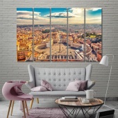 Rome living room wall pictures, Italy wall canvas decor