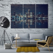 Chicago wall decor living room ideas, ‎Illinois artwork for home