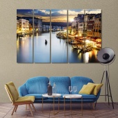 Venice pictures for living room, Italy family wall decor