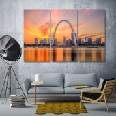 Saint Louis wall art design, Missouri framed wall decor