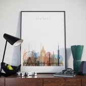 Hannover home decor print, Germany wall decors for bedroom