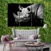 Rhino home interior wall decor