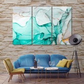 Turquoise marble abstract art pictures