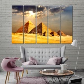 Pyramids of Egypt pictures for living room walls art