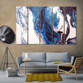 Colorful abstract painting decorations