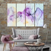 Watercolor abstract large contemporary wall art decor