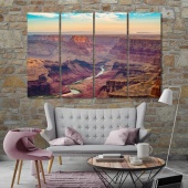 Grand Canyon National Park wall decor canvas, Arizona room art