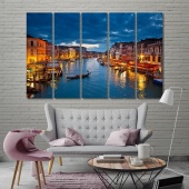 Venice living room wall art, Italy canvas prints art