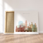 Dresden canvas wall decor, Germany living room canvas