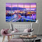 West Virginia living room canvas art