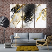 Black and white abstract art wall decorations