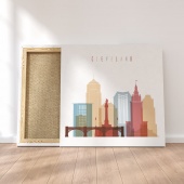 Cleveland canvas wall paintings, ‎Ohio art prints on canvas