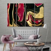 Modern abstract art bedroom wall decoration