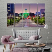Montgomery wall pictures for dining room, Alabama canvas prints art