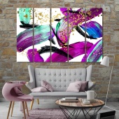 Oil painting abstract modern wall decorations, print canvas art