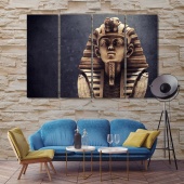 Pharaoh Tutankhamun mask artistic prints