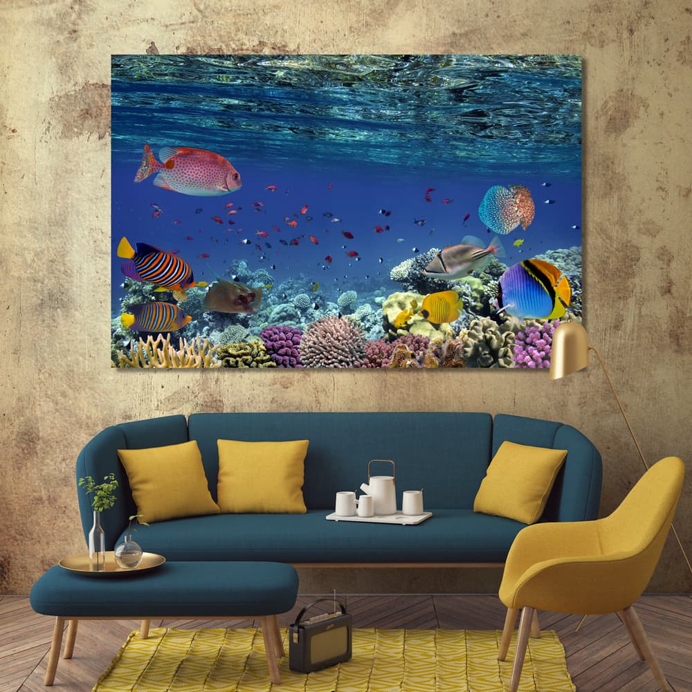 Underwater Life Ocean wall decorations for bedroom 