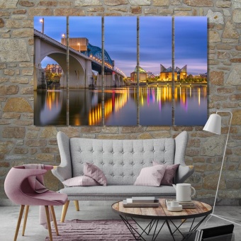 Chattanooga paintings for home, Tennessee art prints on canvas