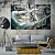 Silver abstract wall decorating ideas with pictures