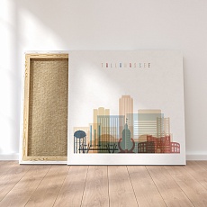 Tallahassee framed canvas wall art, ‎Florida decor for large walls