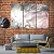 Luxury art in silver sequins style wall art