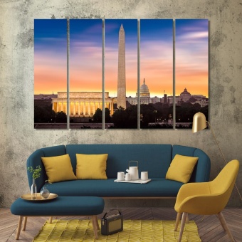 Washington DC wall canvas decor, United States modern wall pictures