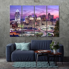 Cincinnati wall decorating ideas with pictures, Ohio art on the wall