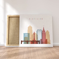 Cleveland canvas wall paintings, ‎Ohio art prints on canvas