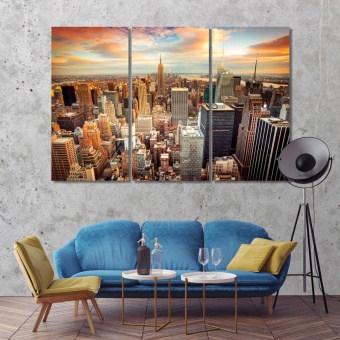 New York home goods wall decor, United States wall art prints