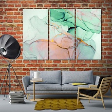 Watercolor abstract art wall art paintings for living room