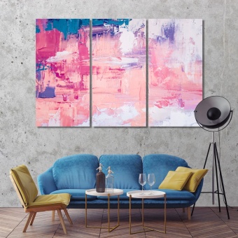 Colorful oil painting on canvas wall art