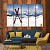 Ski wall art for living room, modern wall decorations