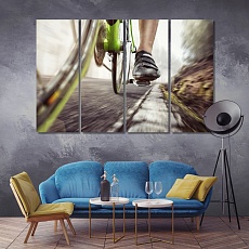 bicycle art and decor