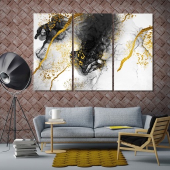 Black and white abstract art wall decorations