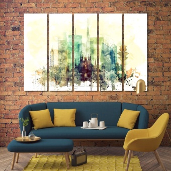 Milan paintings for living room