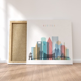 Houston canvas wall pictures, Texas art printing on canvas