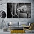 Elephants black and white photos for bedroom, wildlife canvas wall art