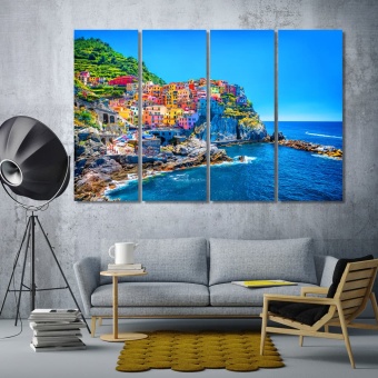 Colorful cityscape in Cinque Terre