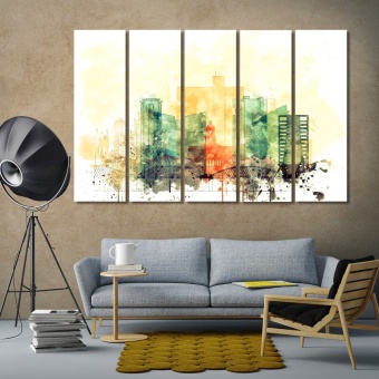 Fort Worth canvas wall art