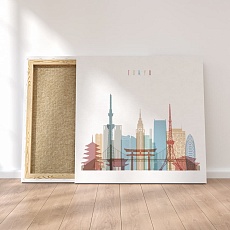 Tokyo canvas wall pictures, Japan home wall decor