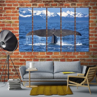 Whale Tail artistic prints on canvas