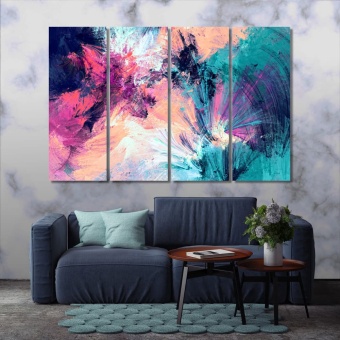 Multicolor beautiful pattern abstract art prints