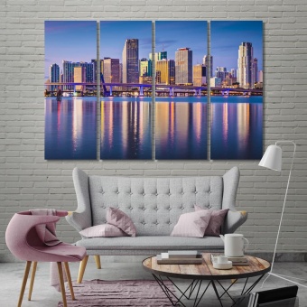 Miami wall art for office