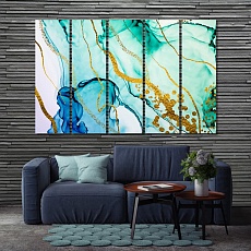 Paint stains abstract wall decor, marble abstract canvas prints art