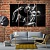 Fitness large black and white wall art, gym art for office